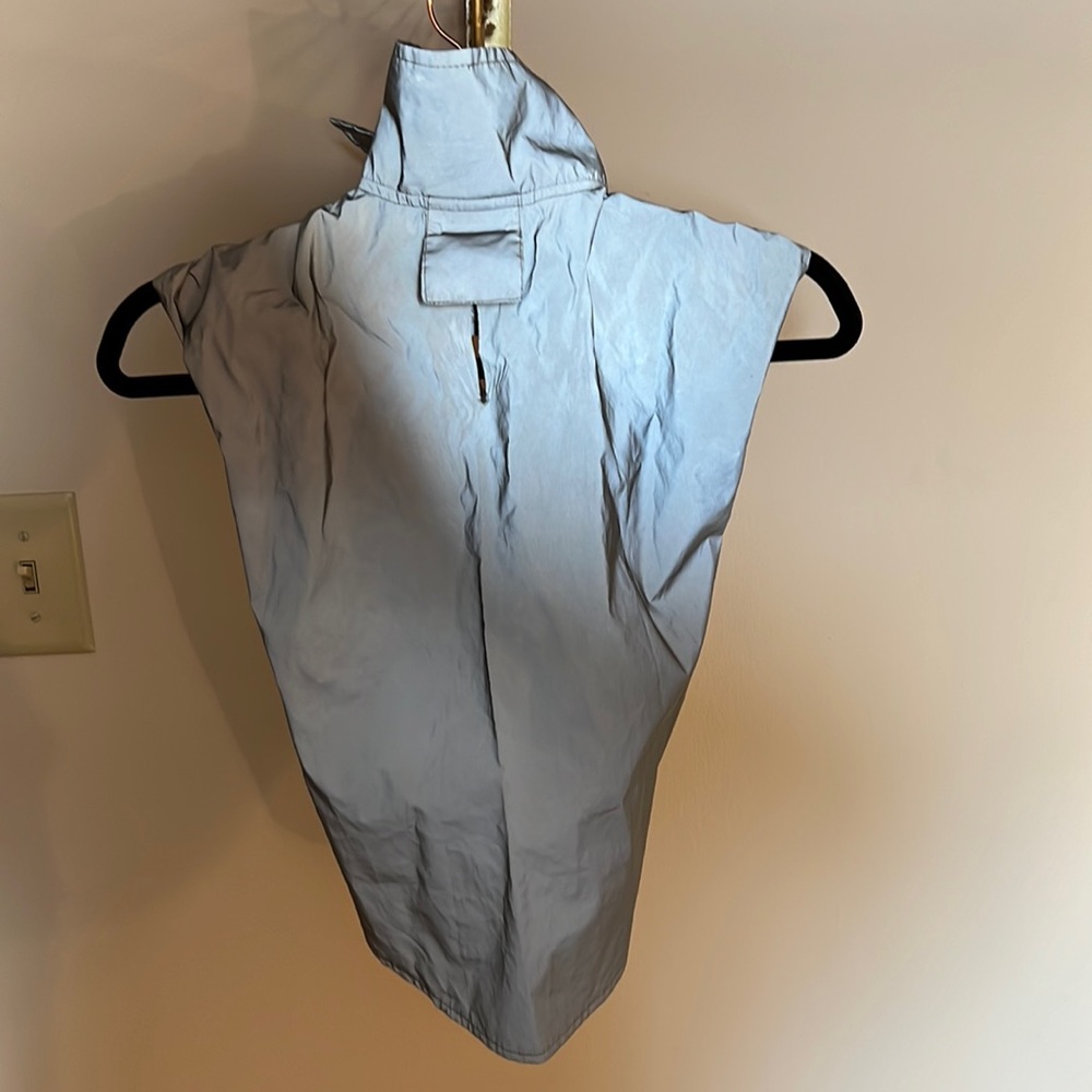 Reflective dog raincoat